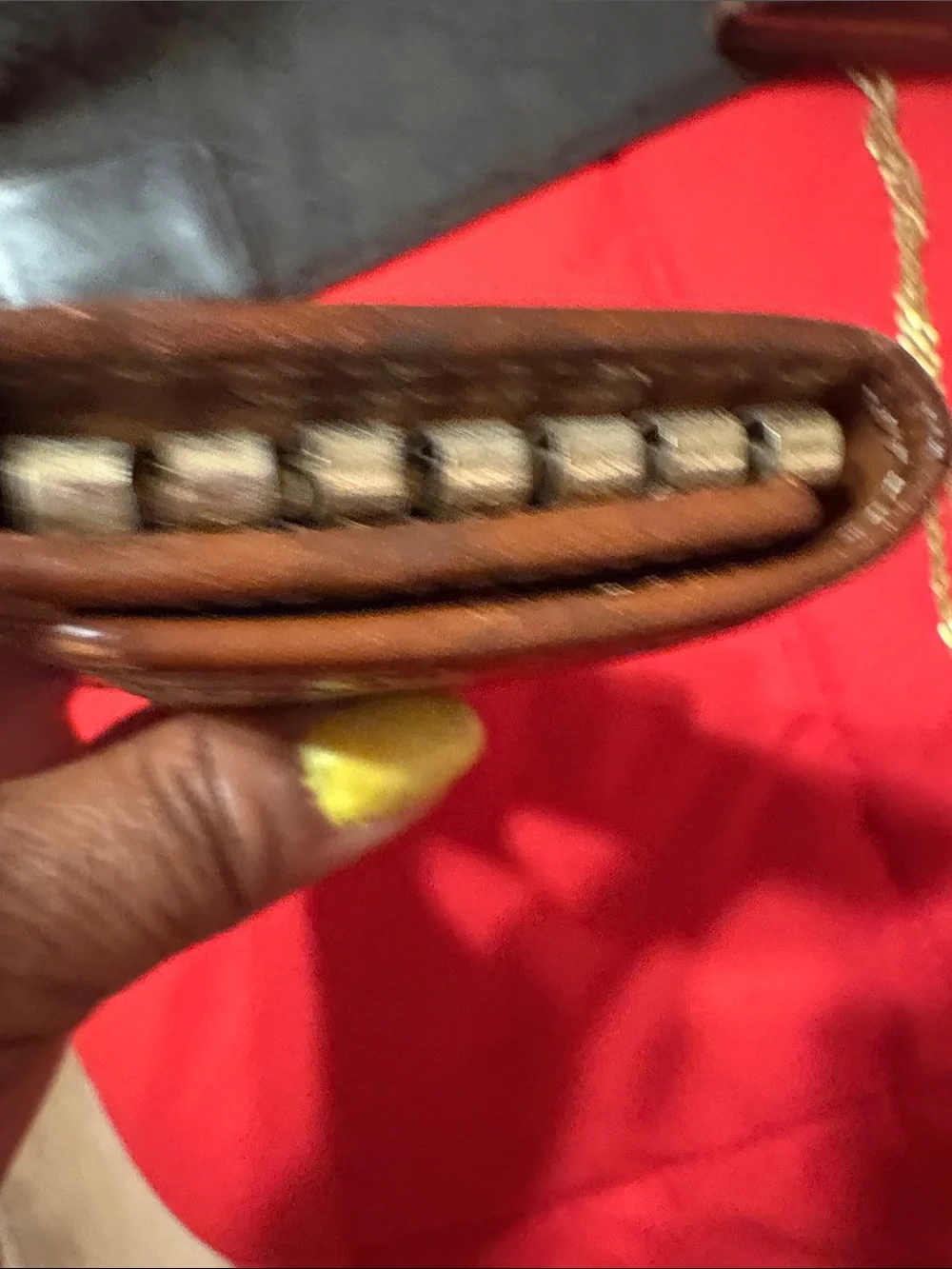 Gucci Brown GG-Embossed Leather Key & Card Holder